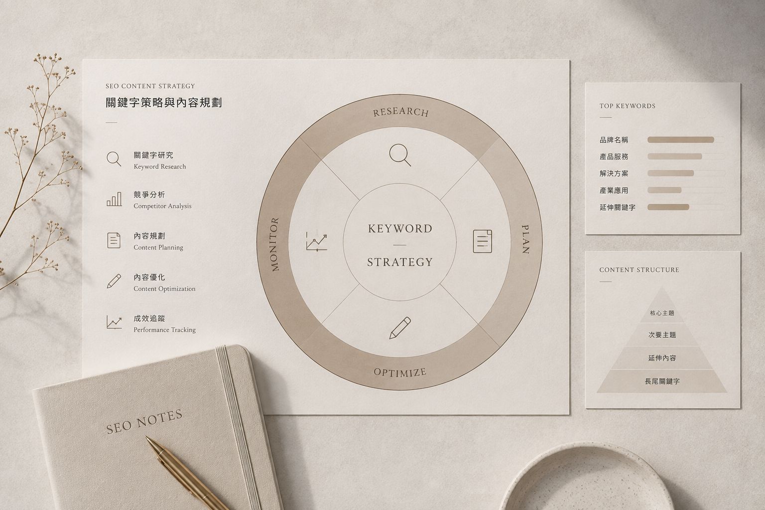 SEO內容與關鍵字策略